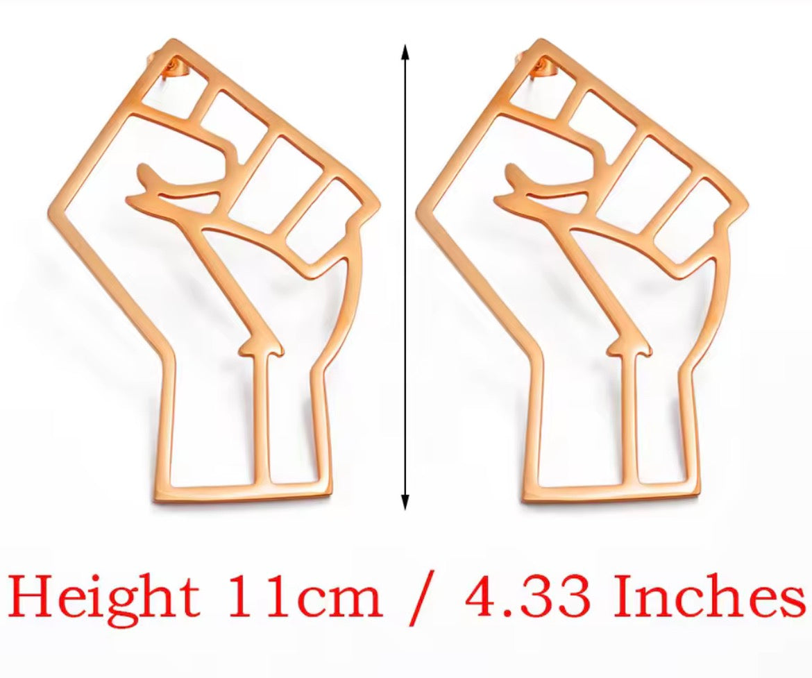 Power to the People (Fist) - Earrings