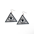 Peeking Pyramids - Earrings