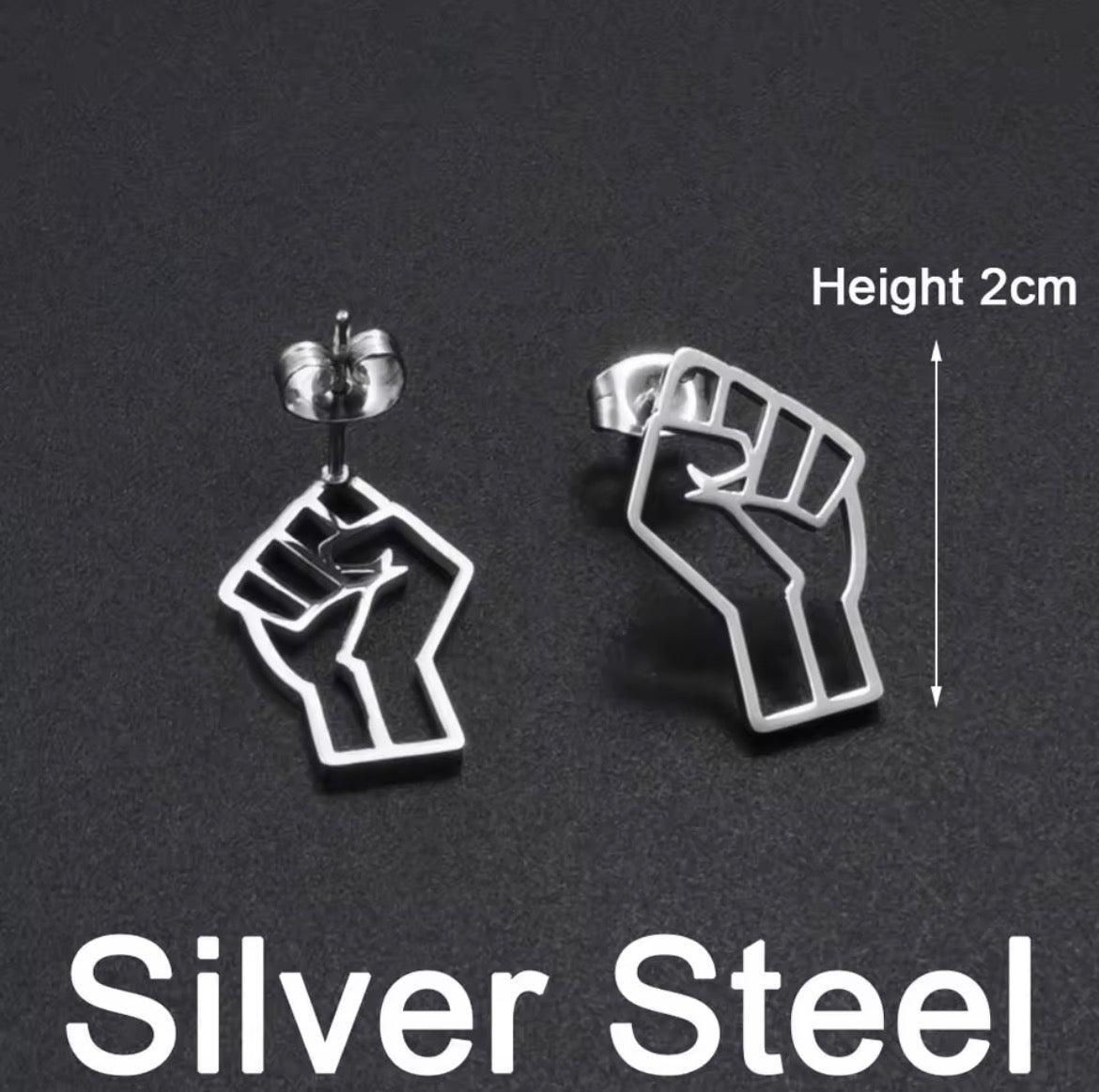 Power to the People (Fist) - Earrings