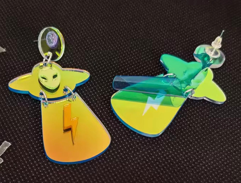 UFO Sighting - Earrings