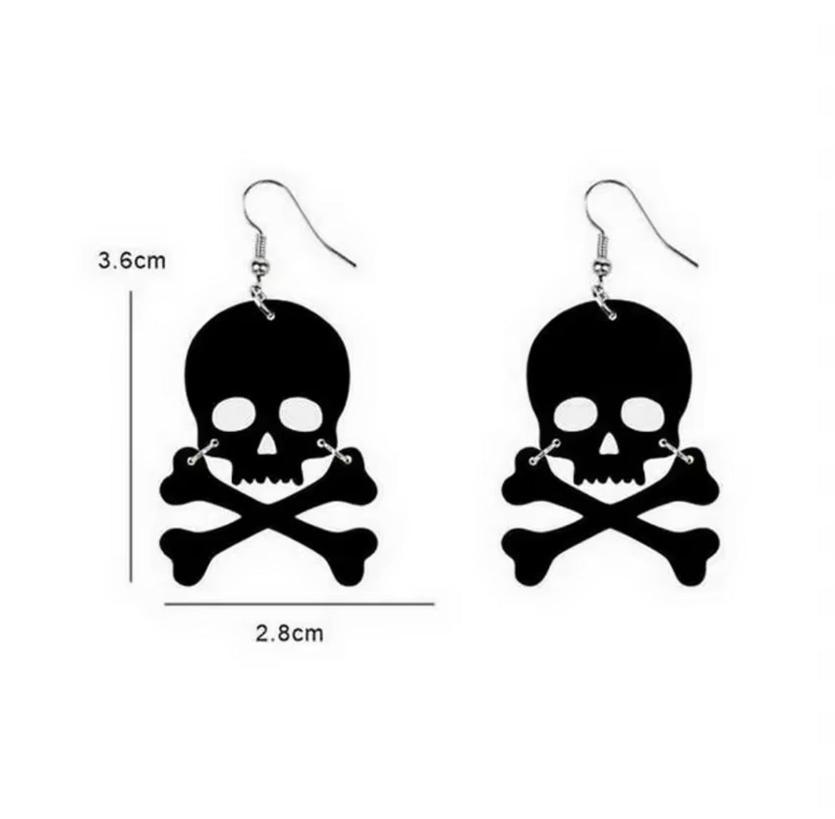 You’re Toxic! (Skull and Bones) -Earrings