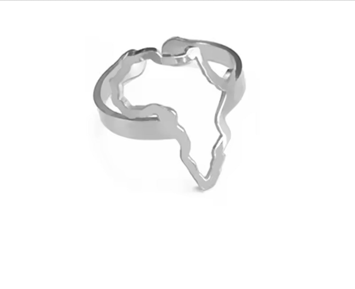 Outline Of Africa - Ring