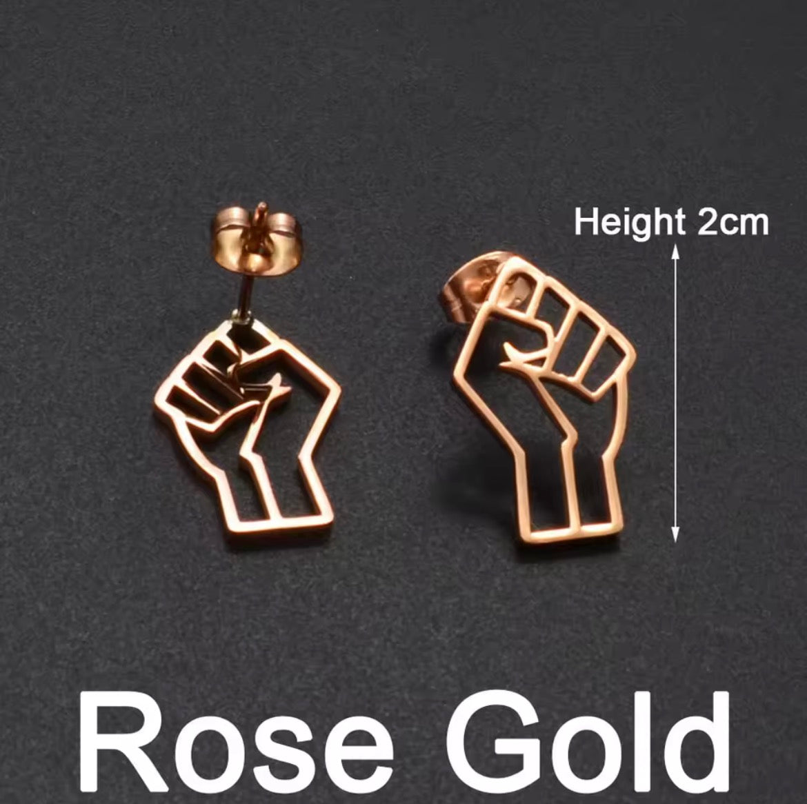 Power to the People (Fist) - Earrings