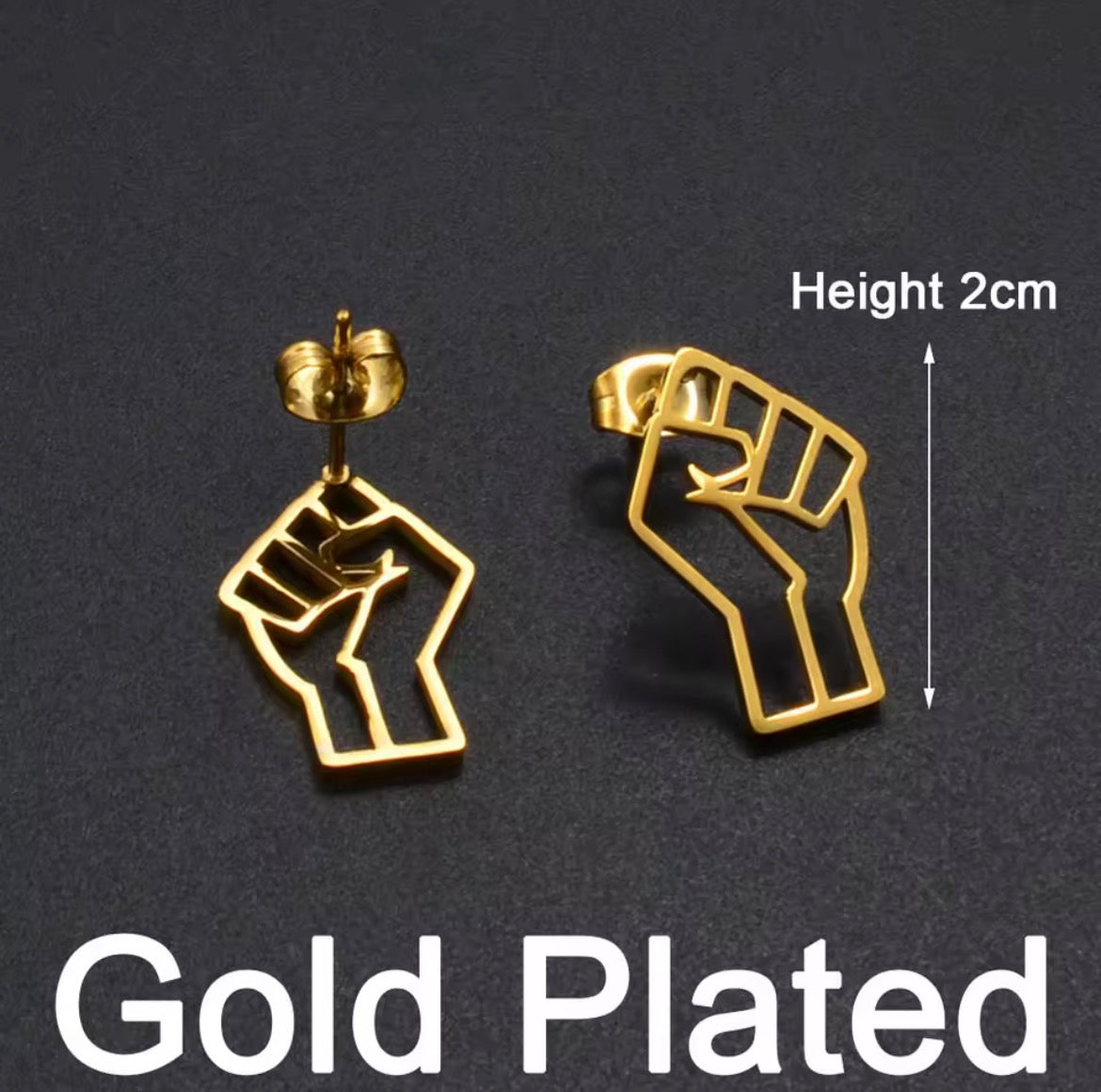 Power to the People (Fist) - Earrings