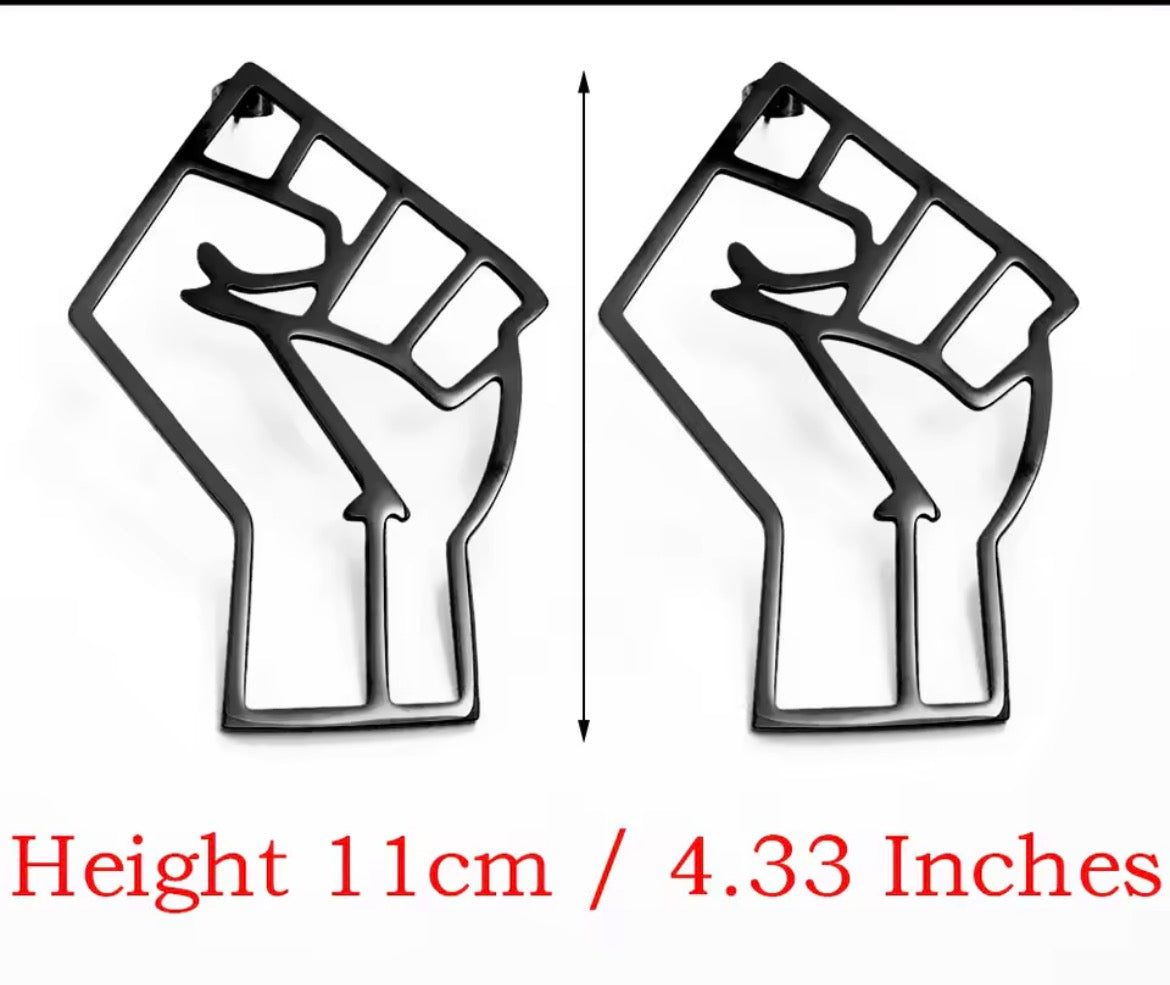 Power to the People (Fist) - Earrings