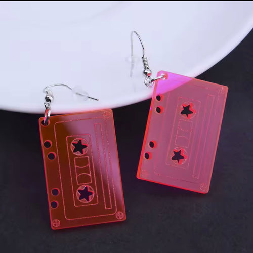 Mini Cassette - Earrings