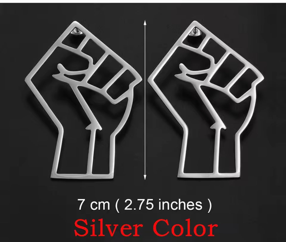 Power to the People (Fist) - Earrings