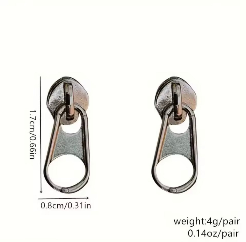 YKK On Yo Zipper - Earrings