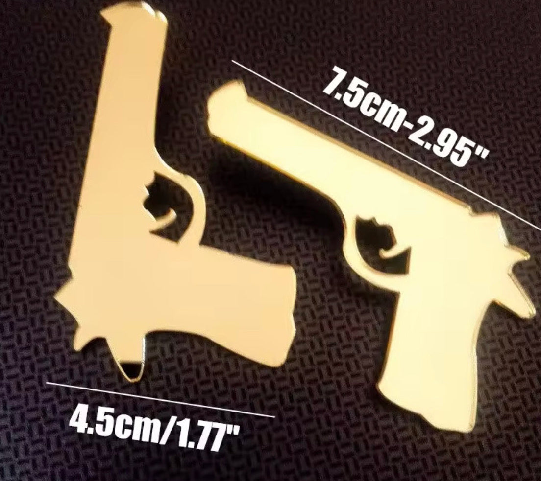 Straight Shooter (Gun) - Earrings