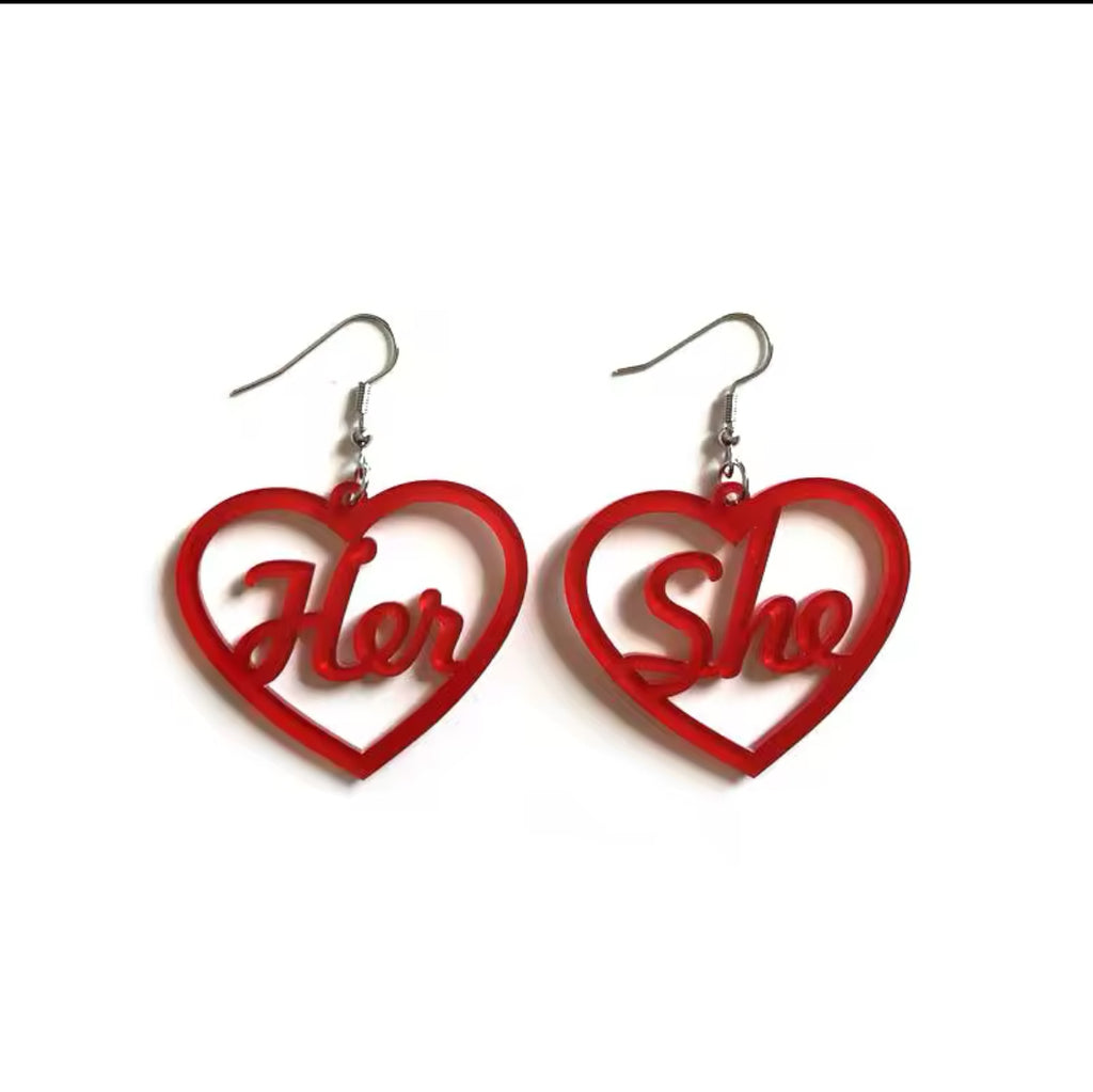 Ask My Pronouns - Earrings
