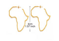 Outline of Africa - Earrings