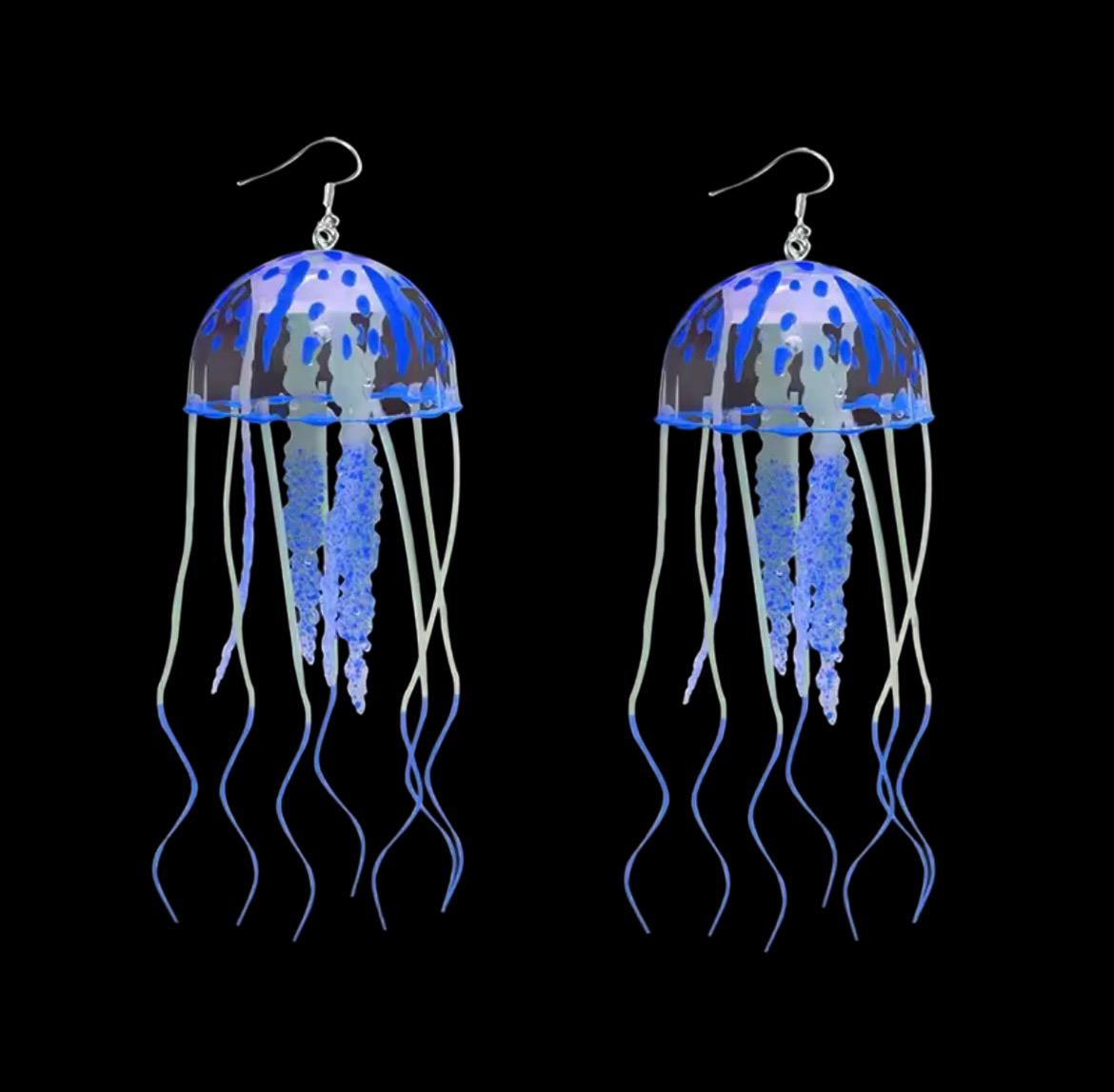 Jell-A-Sea (Neon Jellyfish) - Earrings