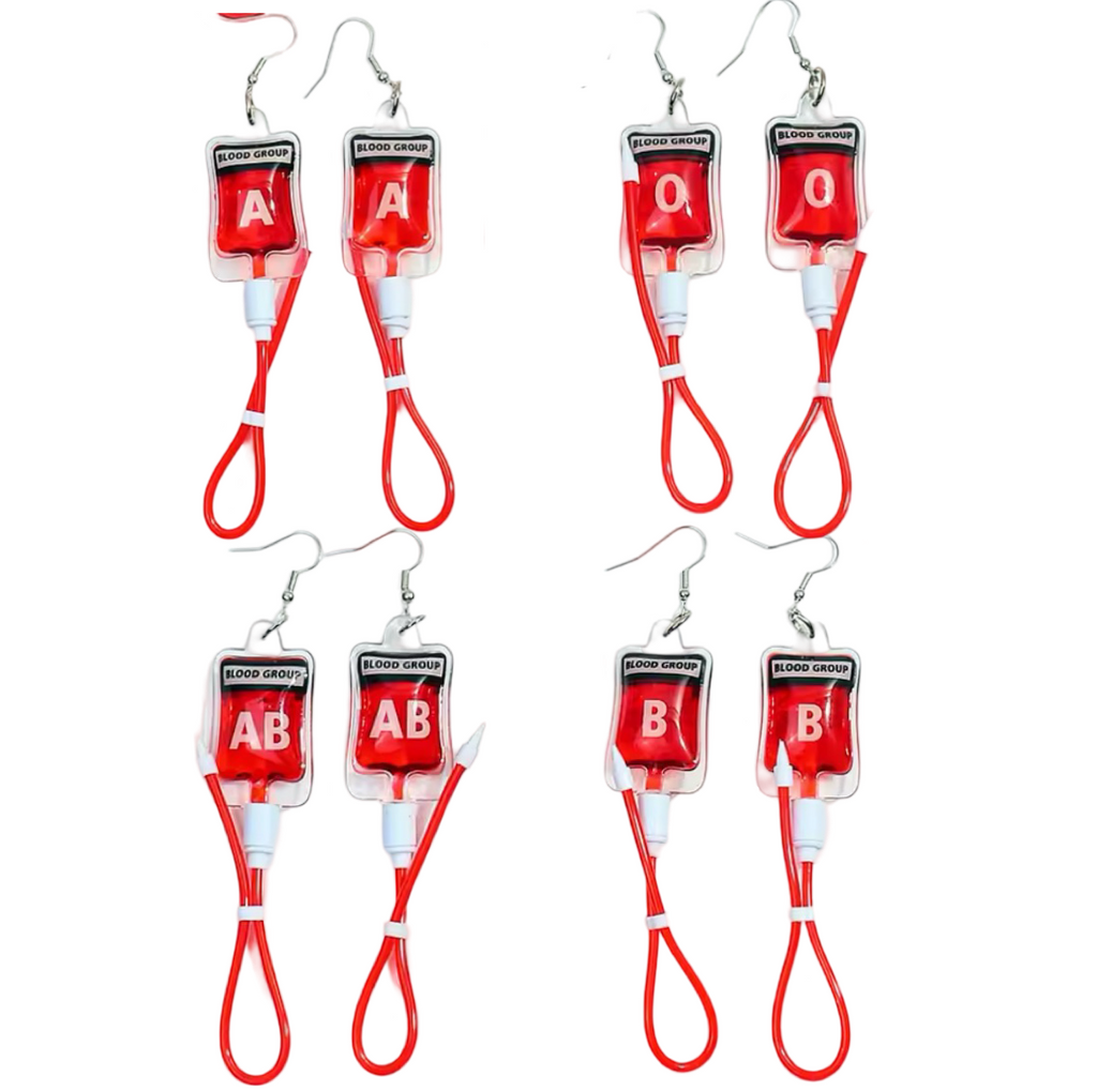 Blood Transfusion - Earrings
