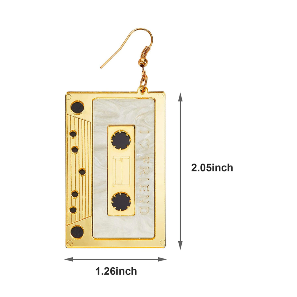 Cassette Tape - Earrings