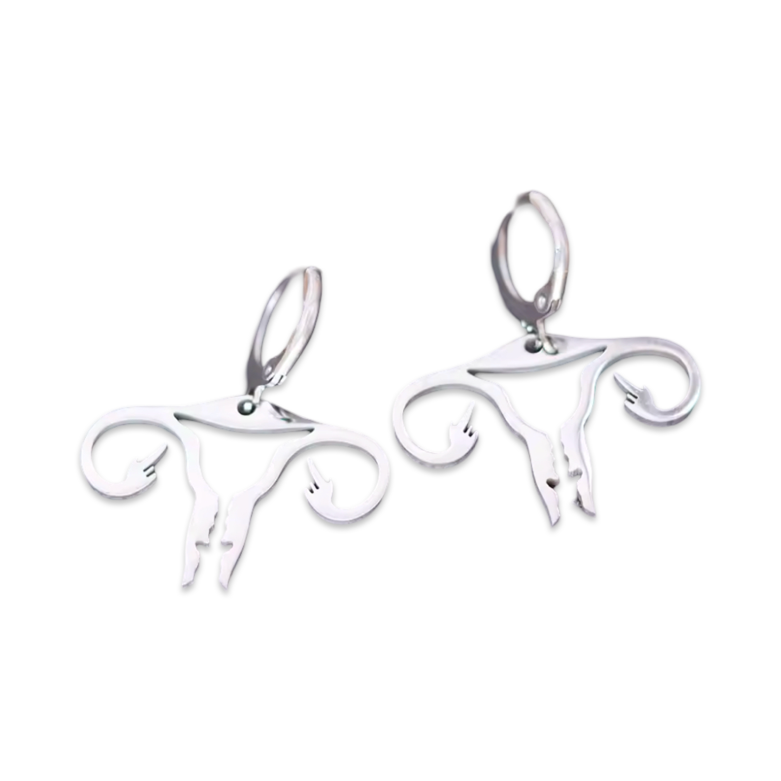 Dangling Uterus- Earrings