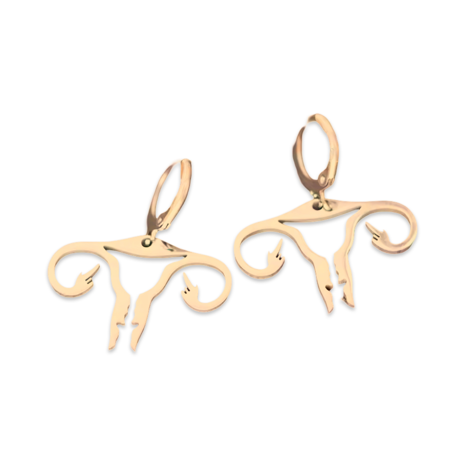 Dangling Uterus- Earrings