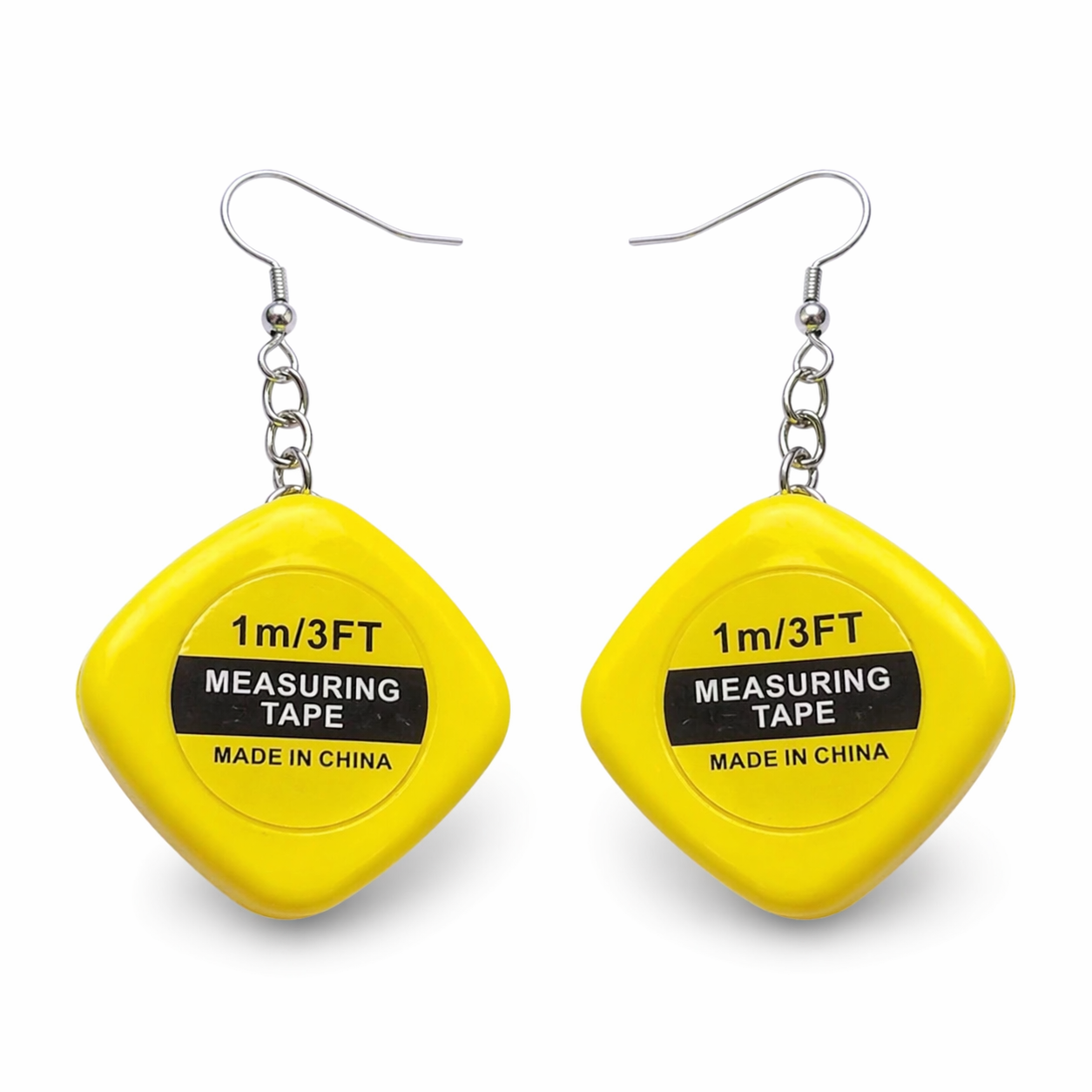 How Many Inches? (Measuring Tape) - Earrings