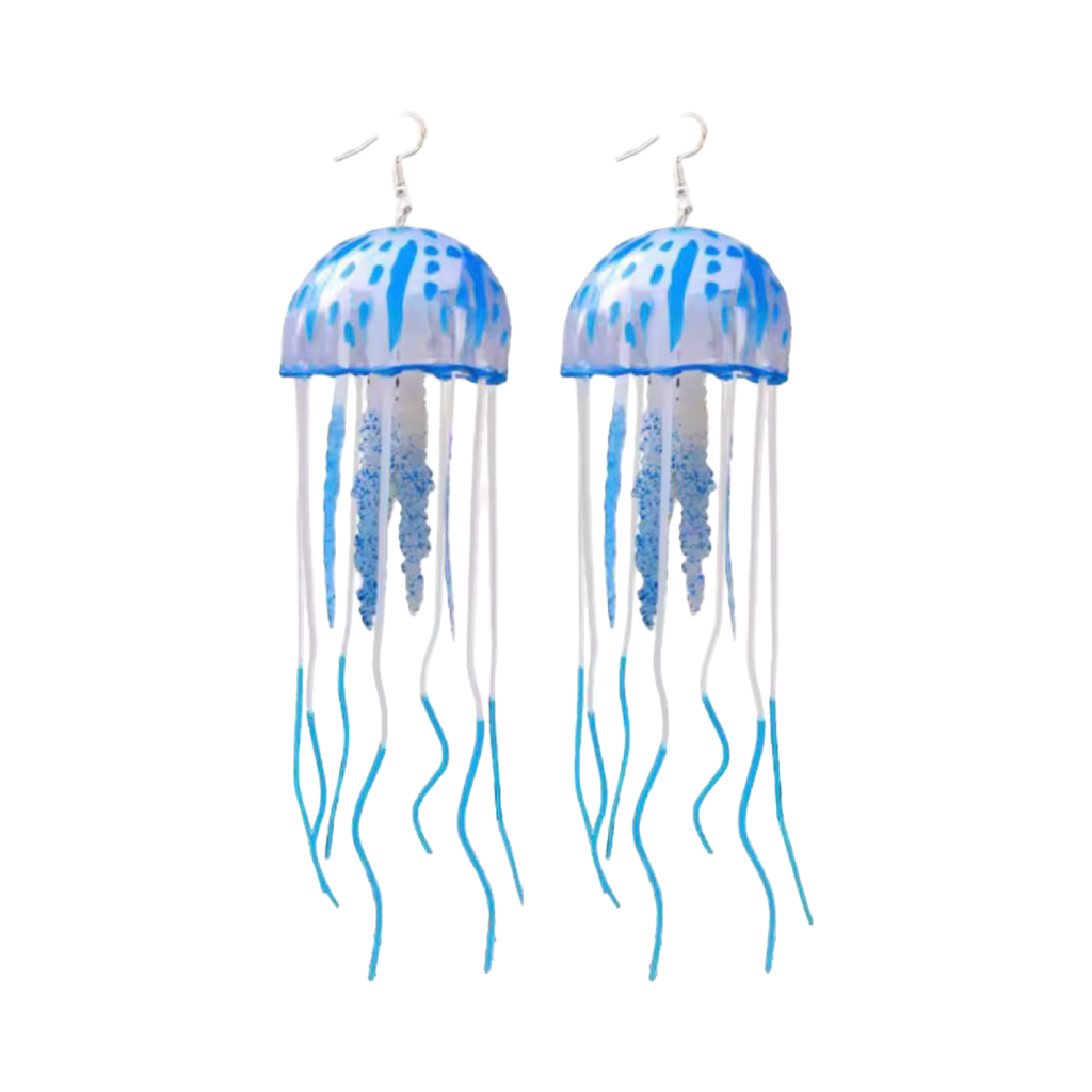 Jell-A-Sea (Neon Jellyfish) - Earrings
