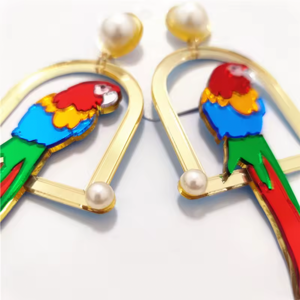 Tropical Bird - Earrings
