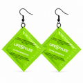 No Glove, No Love (Condom) - Earrings