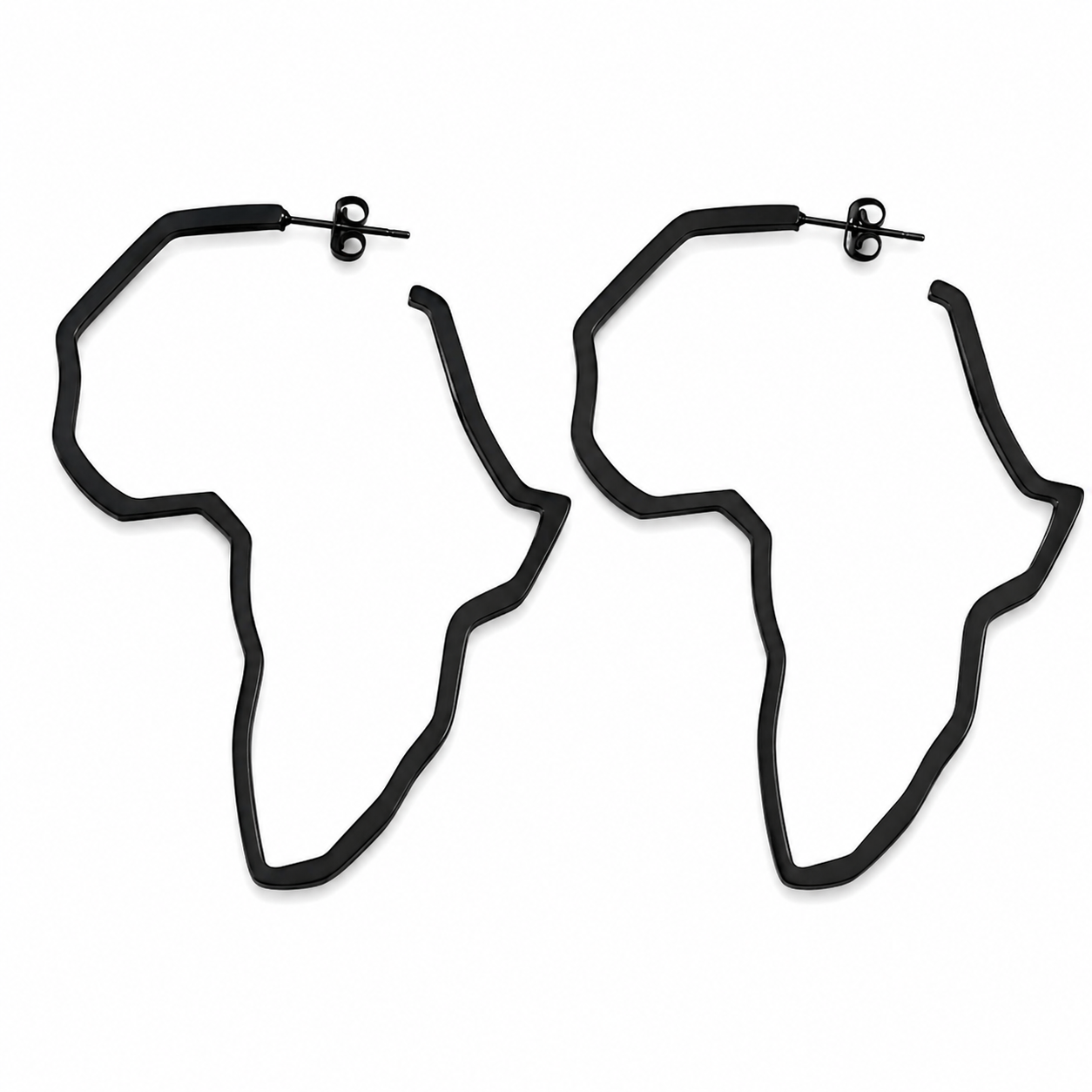 Outline of Africa - Earrings